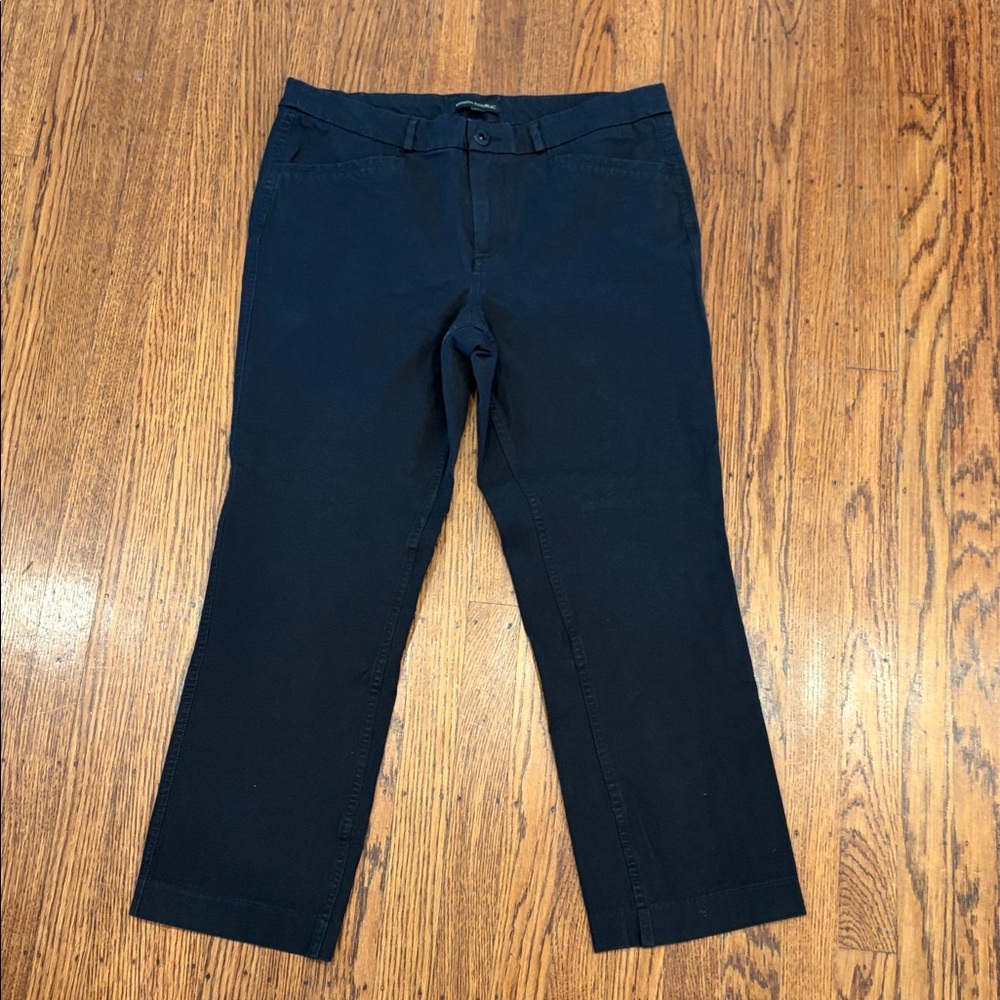 Banana Republic Cropped Black Chino Pants – Size 10